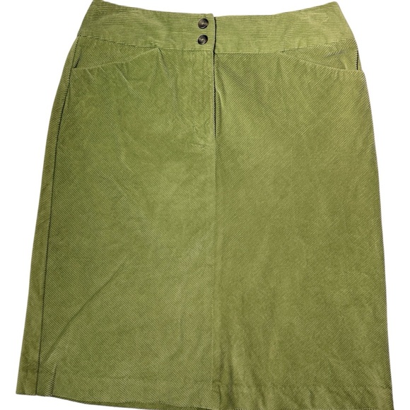 Talbots Green Pencil Skirt Knee-Length Casual - Picture 3 of 12